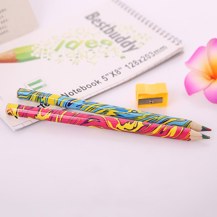 Artistic tools for kids with rainbow gradient