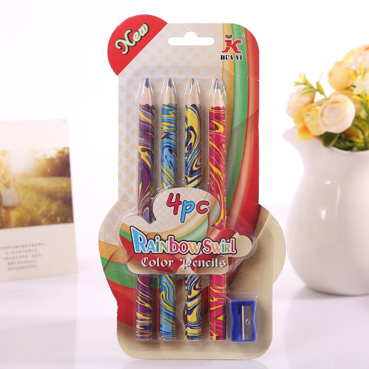 Multi-colour drawing pencils for children