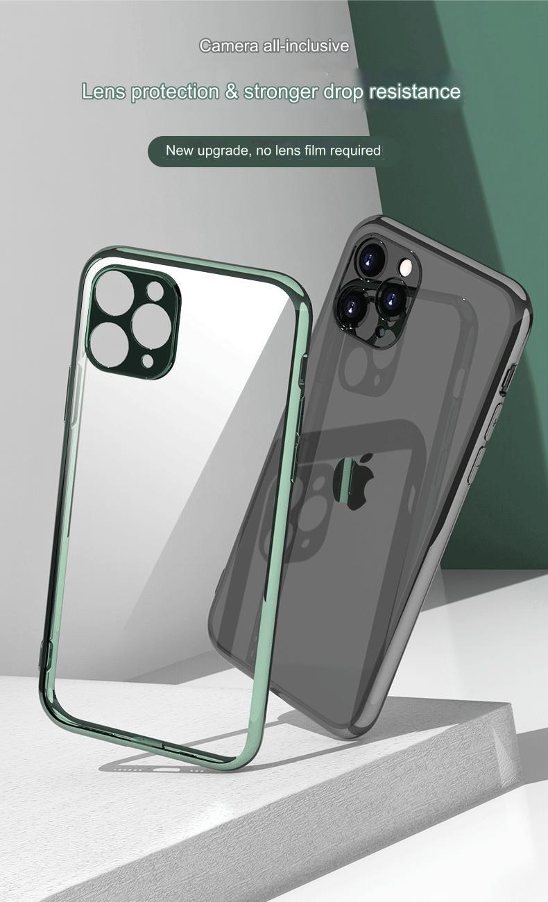 Back view of Ultra Protective Clear TPU Case