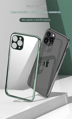 Back view of Ultra Protective Clear TPU Case