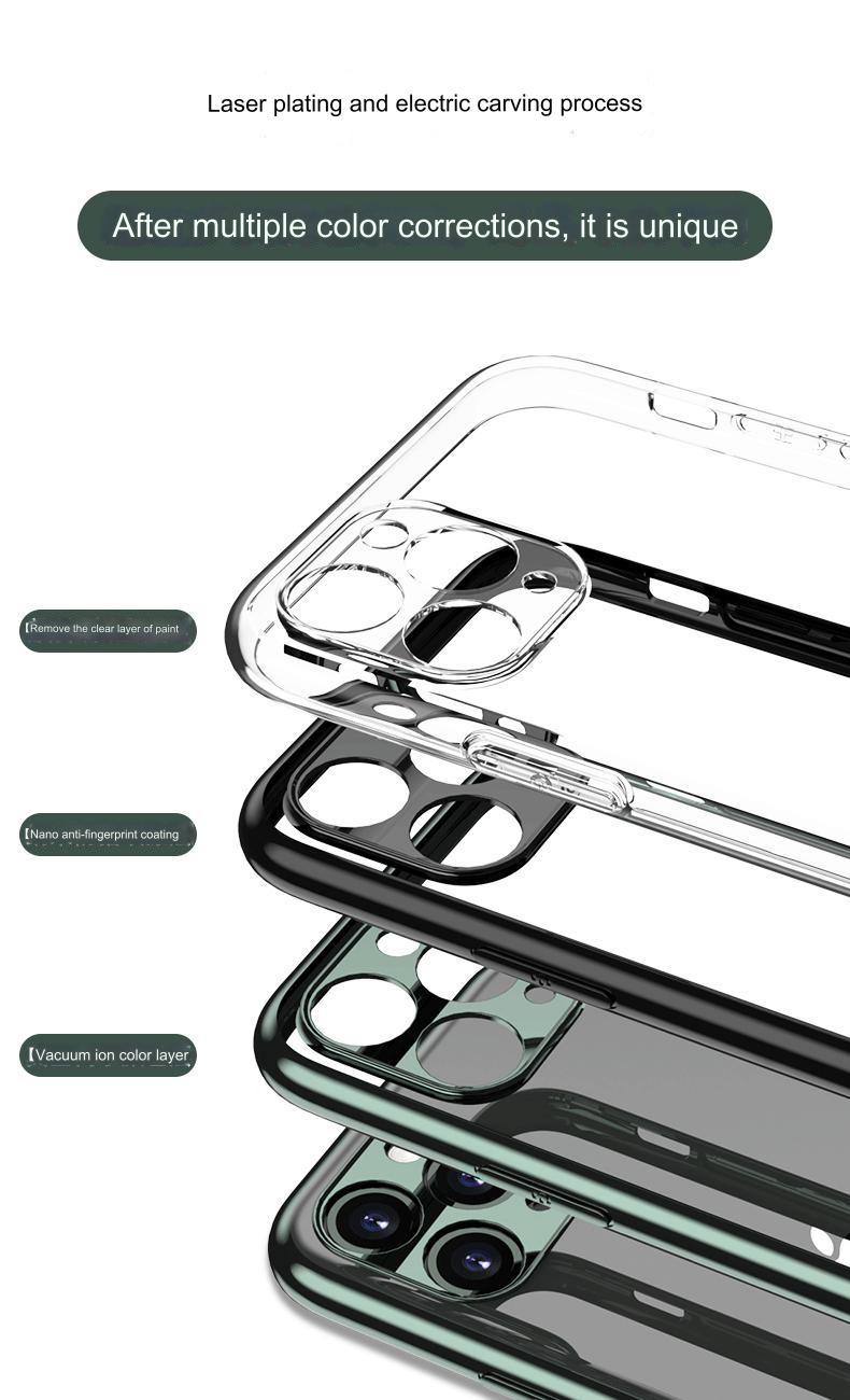 Ultra Protective Clear TPU Case for iPhone 16 Pro Max front view