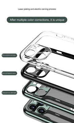 Ultra Protective Clear TPU Case for iPhone 16 Pro Max front view