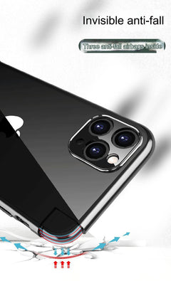 Side view of Ultra Protective Clear TPU Case for iPhone 15 Pro