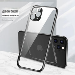 Electroplated edges of iPhone case