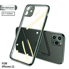Side view of Ultra Protective Clear TPU Case for iPhone 15 Pro