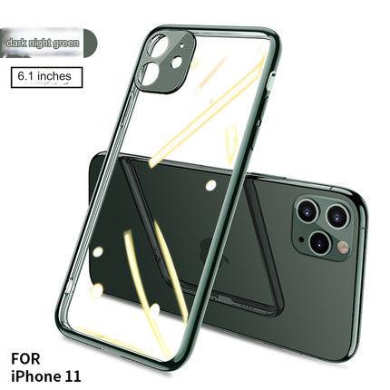 Side view of Ultra Protective Clear TPU Case for iPhone 15 Pro