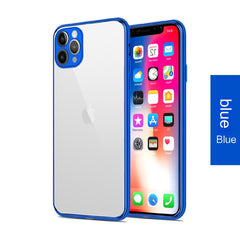Electroplated edges of iPhone case