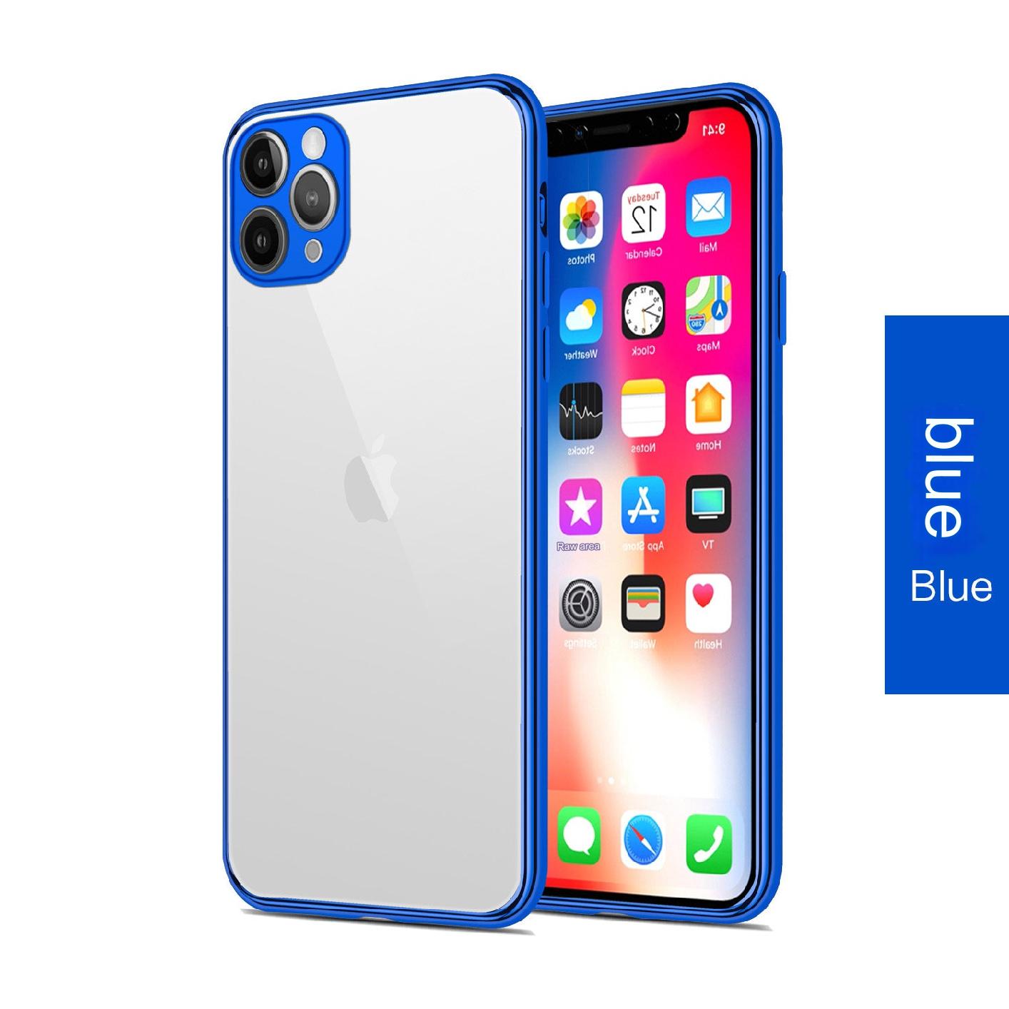 Electroplated edges of iPhone case