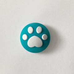 Installed Cat Paw Joystick Caps on Switch Controller