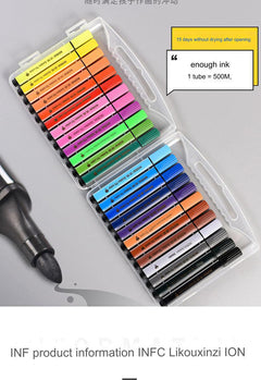 assorted colours of washable markers for kids