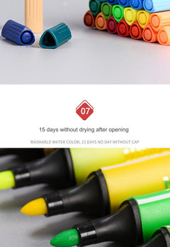 plastic storage case for kids' markers
