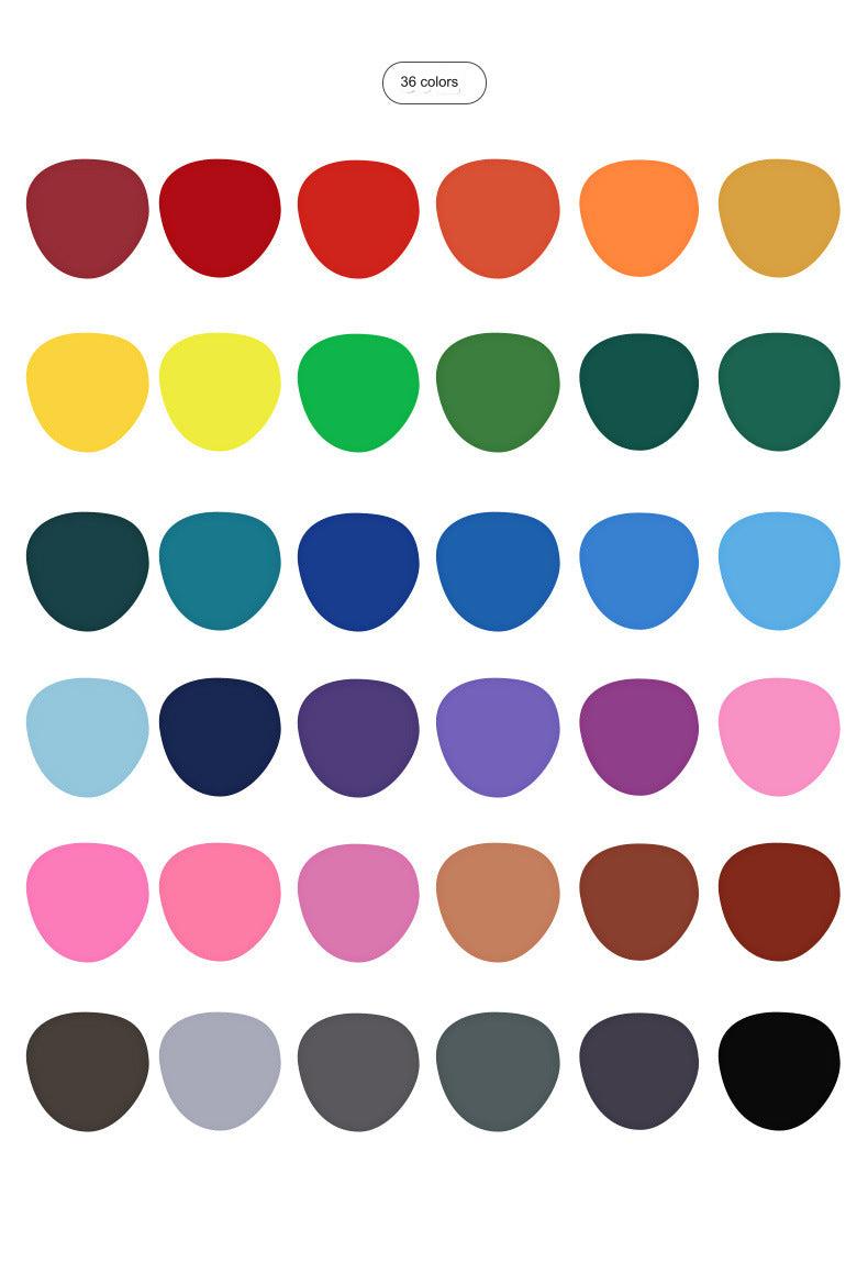 set of colourful markers for creative kids