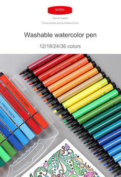 set of colourful markers for creative kids