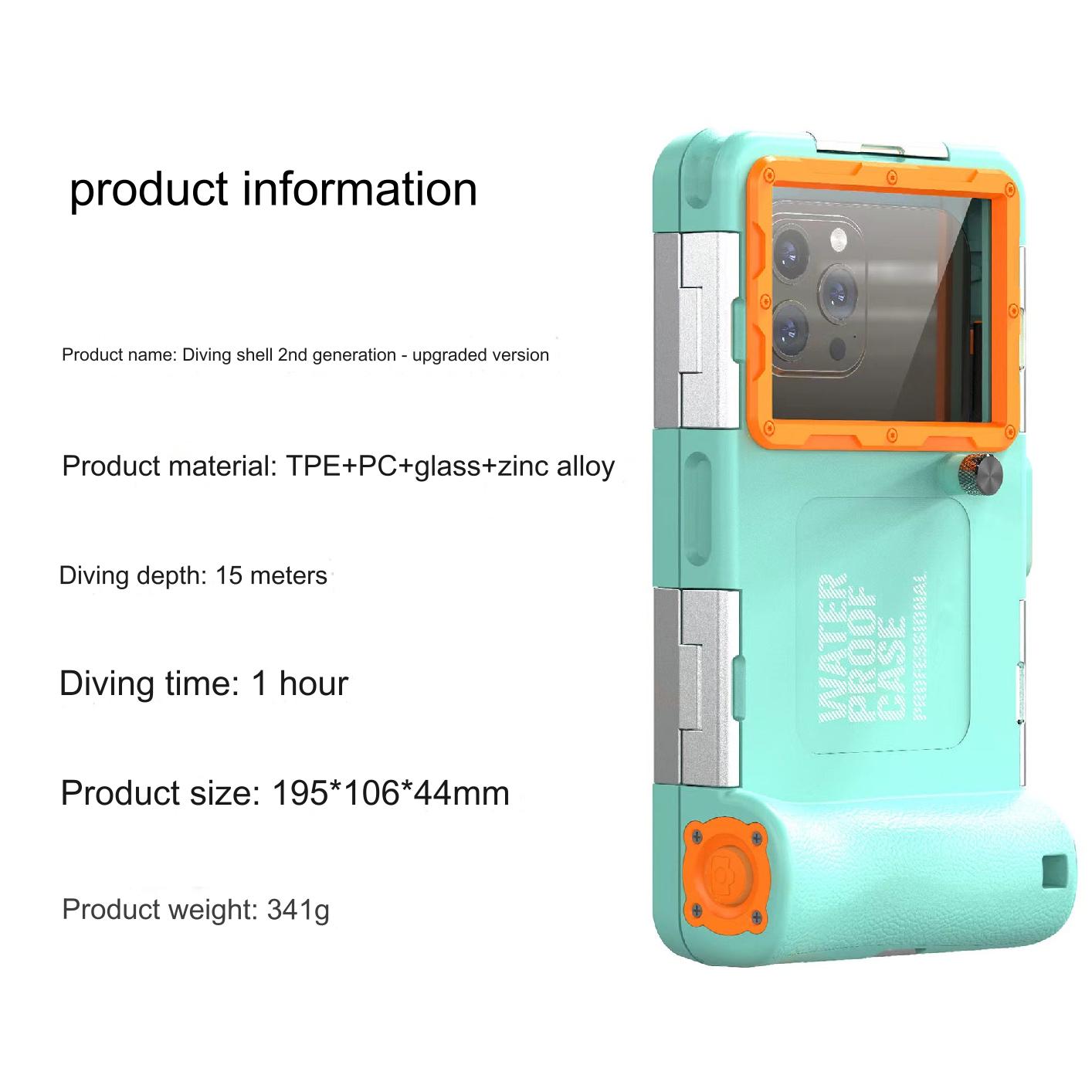 Underwater photography with the diving case
