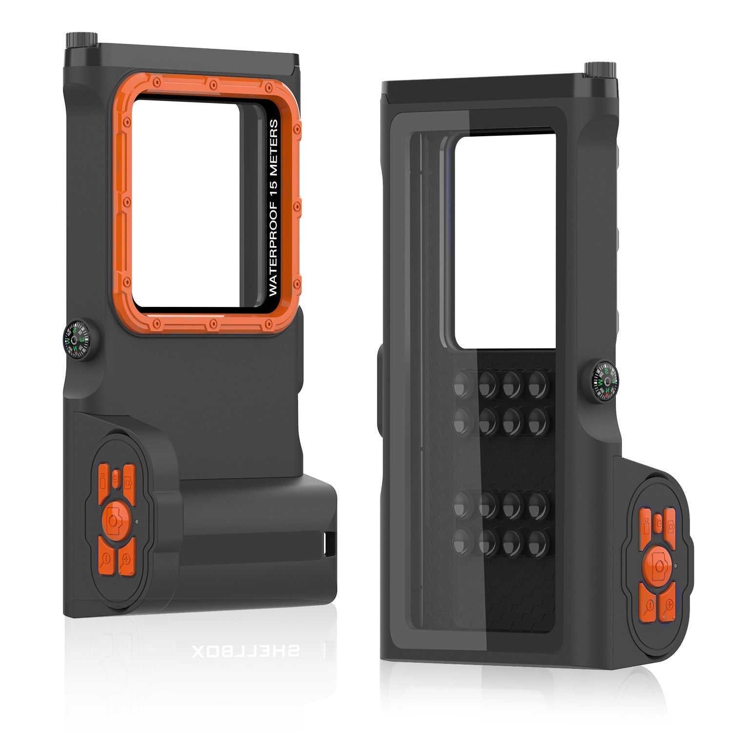 Image of waterproof diving case for iPhone and Samsung