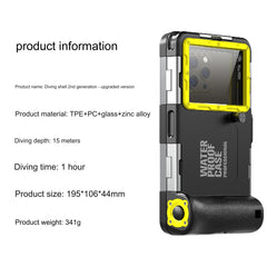 Durable 15M waterproof case with shock absorption