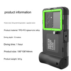 Image showing the green version of the diving case