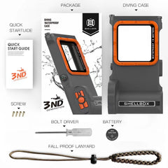 Smartphone case protecting against water and dust