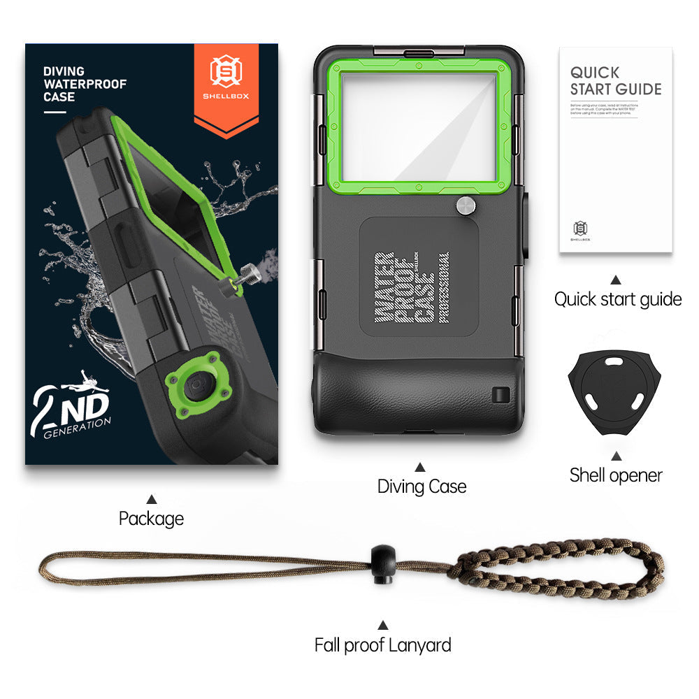 Durable 15M waterproof case with shock absorption