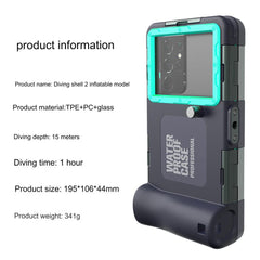 Impact-resistant phone case suitable for underwater use
