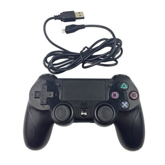 Wired PS4 game controller with packaging