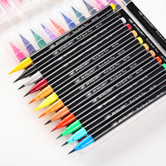 Skyglory watercolor brush pen set with vibrant colours