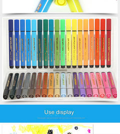 Skyglory watercolor brush set colourful display