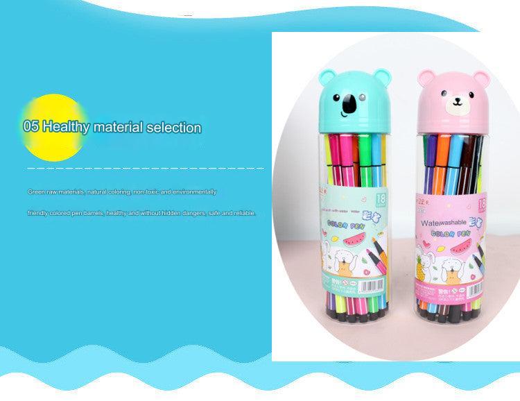 Vibrant Washable Watercolour Markers Set for Kids - Image 2