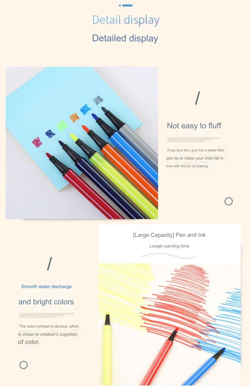 Vibrant Washable Watercolour Markers Set for Kids - Image 3