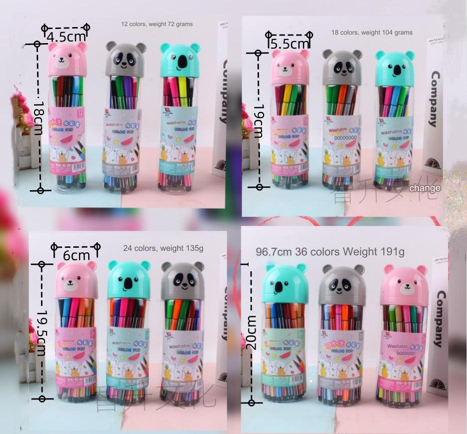 Vibrant Washable Watercolour Markers Set for Kids - Image 5
