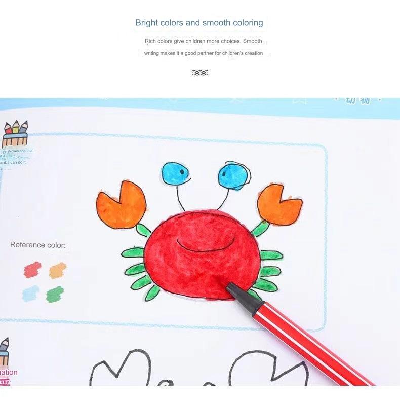 Vibrant Washable Watercolour Markers Set for Kids - Image 9