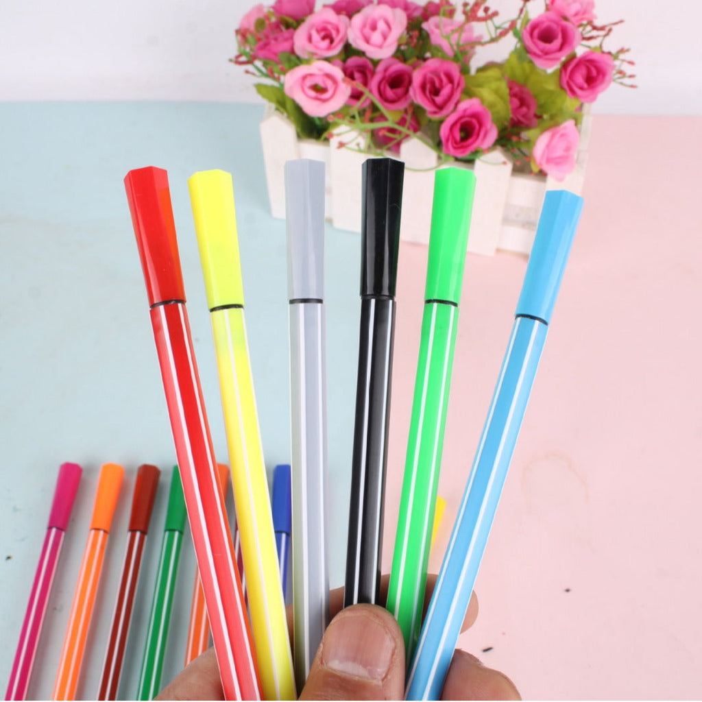 Vibrant Washable Watercolour Markers Set for Kids - Image 5