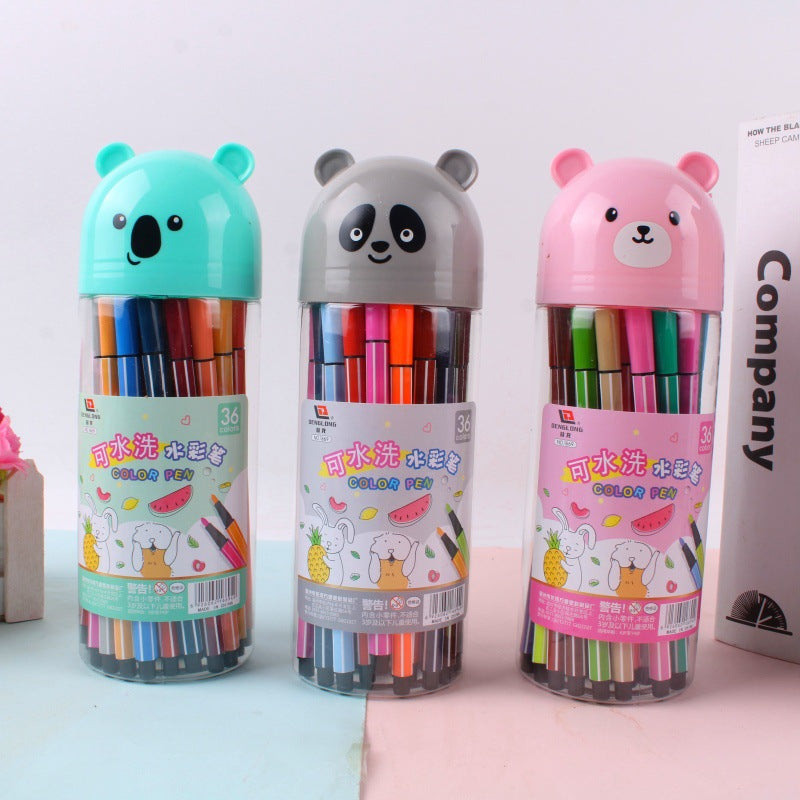 Vibrant Washable Watercolour Markers Set for Kids - Image 2