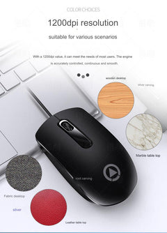 G9 pink wired gaming mouse front view