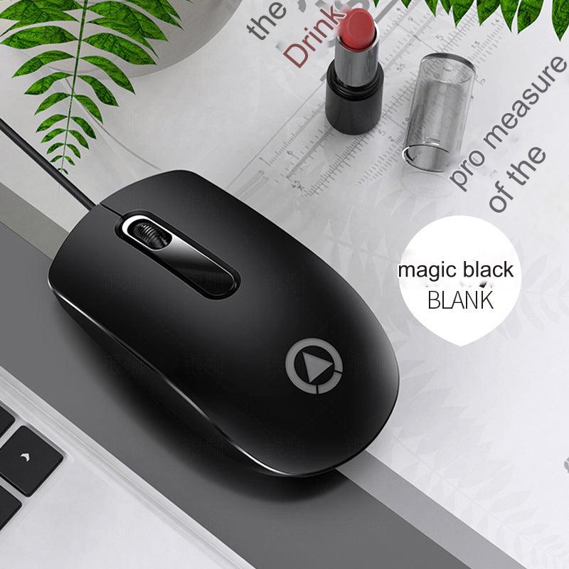 G9 pink wired gaming mouse with cable