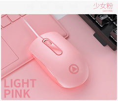 G9 pink wired gaming mouse buttons