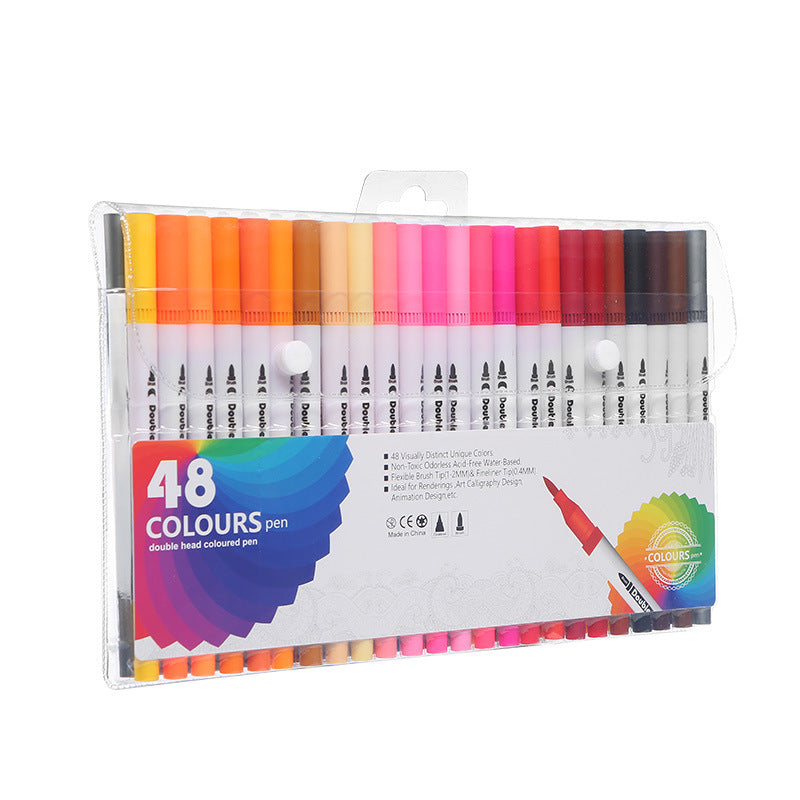 Display of 12 to 120 colors in washable markers