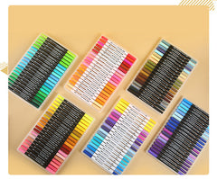 Display of 12 to 120 colors in washable markers