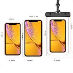Universal waterproof phone pouch with adjustable strap