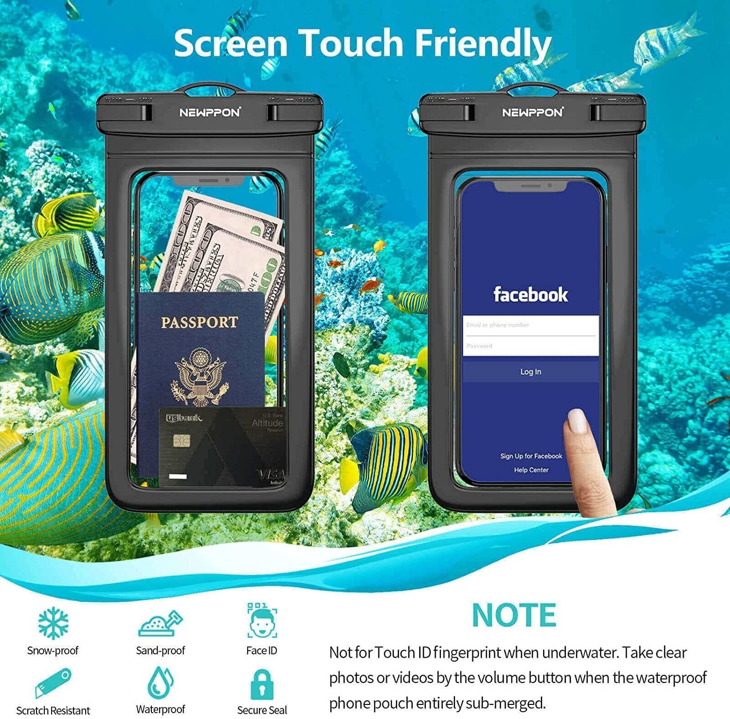 Phone pouch for outdoor adventures