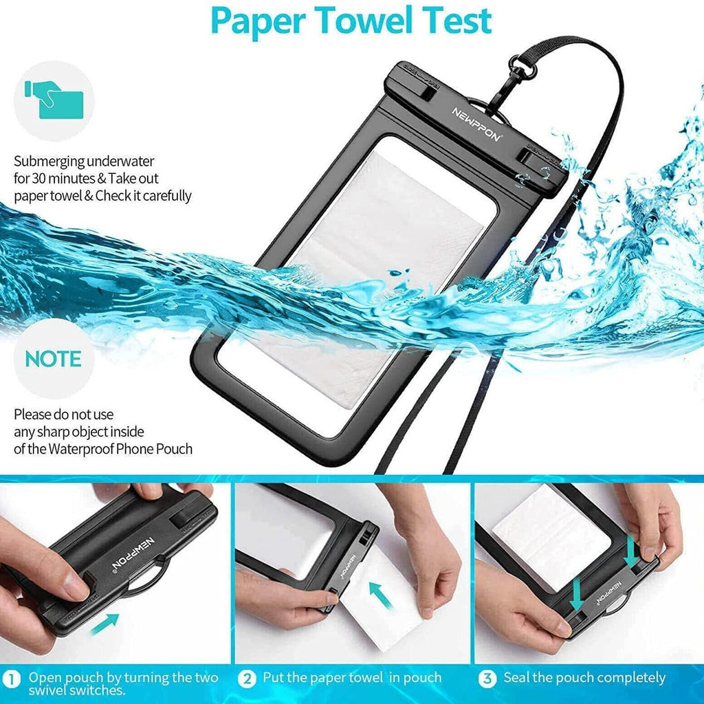 Diving with a waterproof phone case