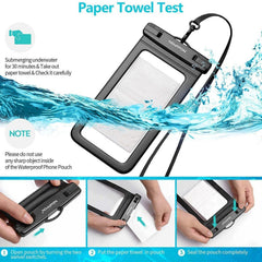 Diving with a waterproof phone case
