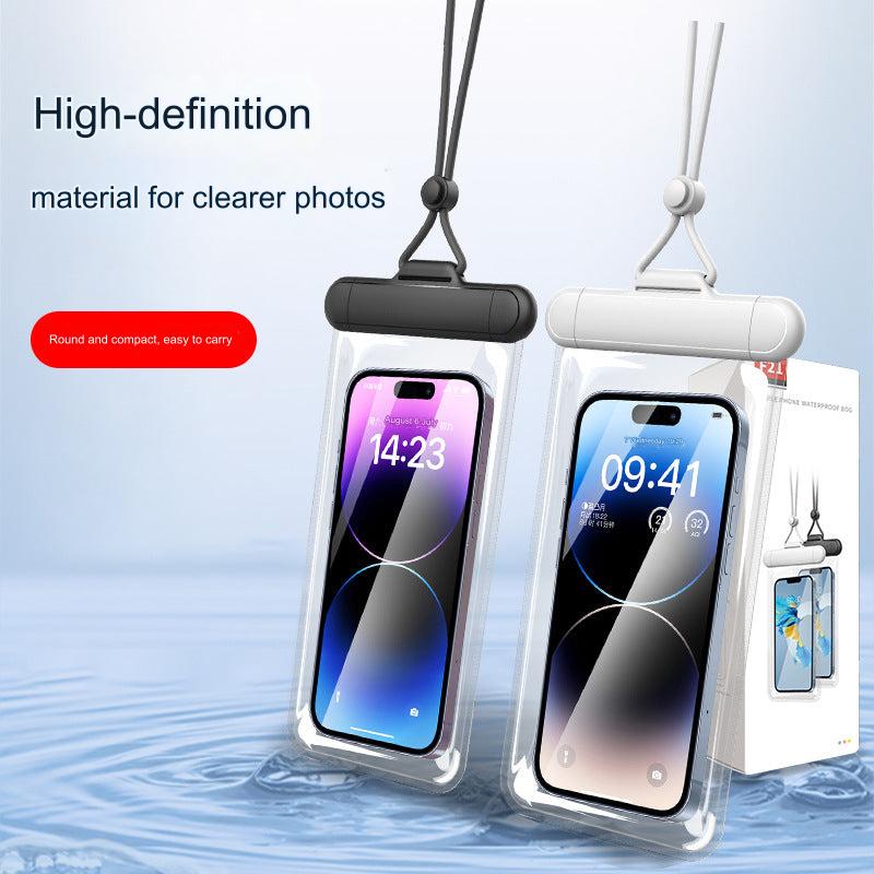 Phone pouch protecting device during outdoor activities