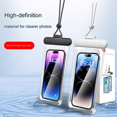 Phone pouch protecting device during outdoor activities