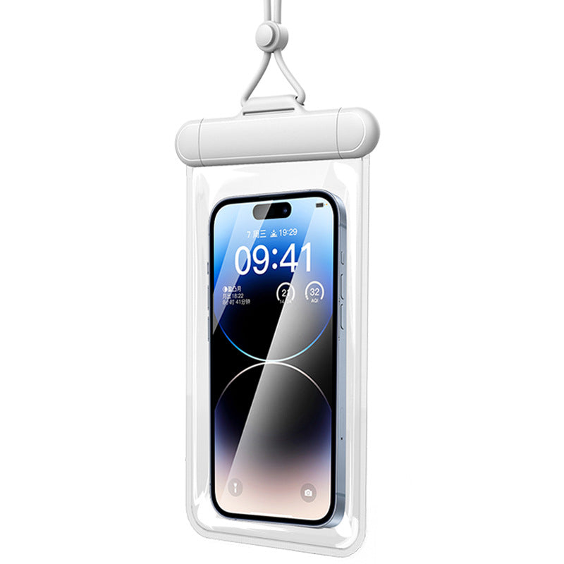 Premium Waterproof Phone Pouch - White