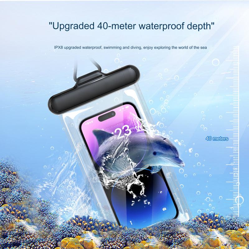 Premium Waterproof Phone Pouch - White