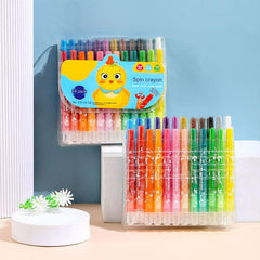 Group of kids enjoying craft time with crayons