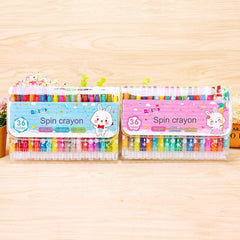Colorful Rotating Crayon Set - vibrant colours and packaging