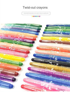 Different shades of crayons laid out for kids