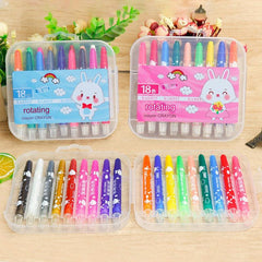 Crayons in action during an art class
